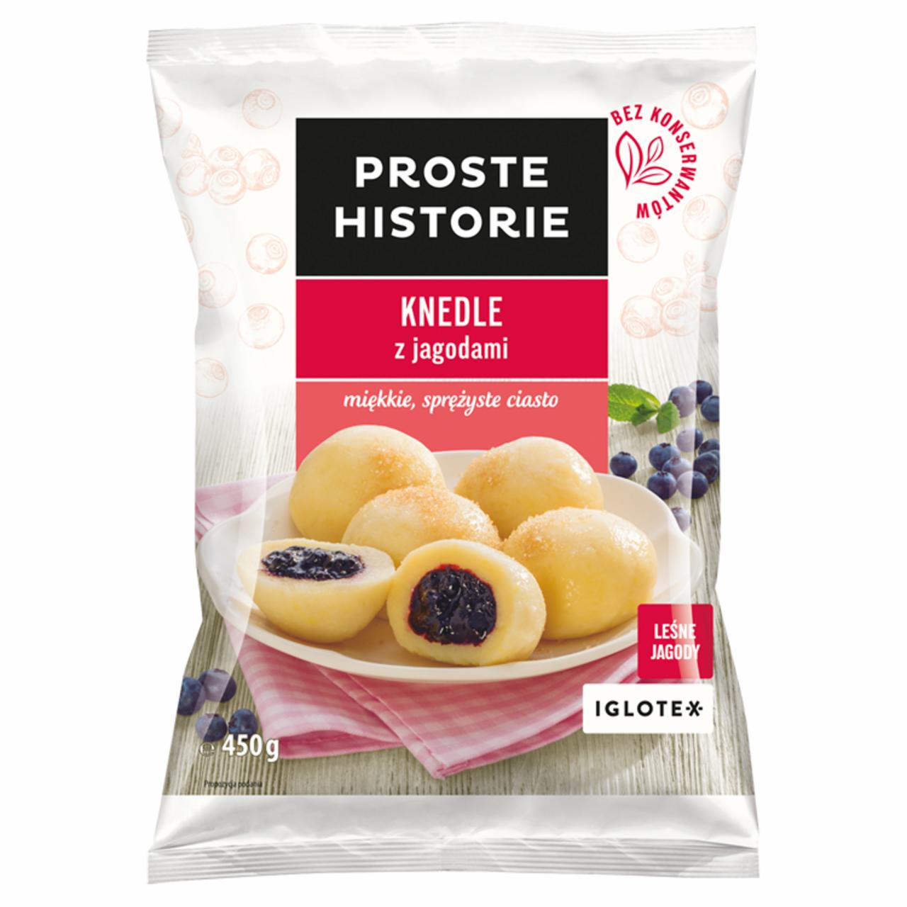 Zdjęcia - Proste Historie Knedle z jagodami 450 g