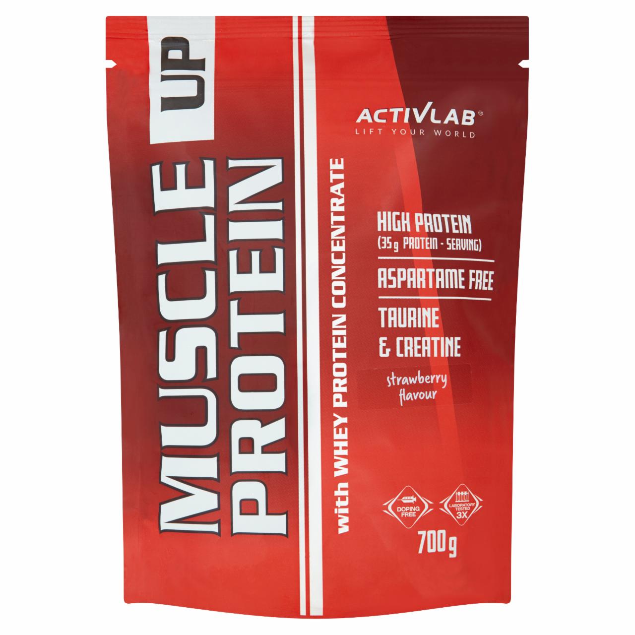 Zdjęcia - Activlab Muscle Up Protein Suplement diety o smaku truskawkowym 700 g