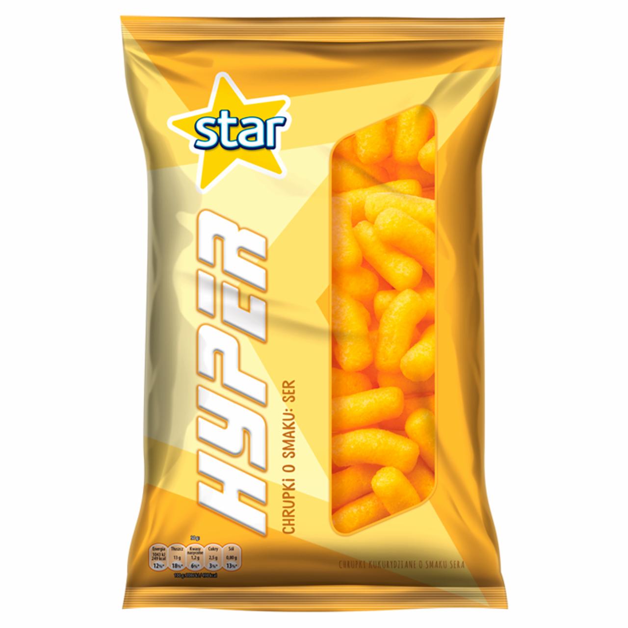 Zdjęcia - Star Hyper Chrupki kukurydziane o smaku sera 50 g