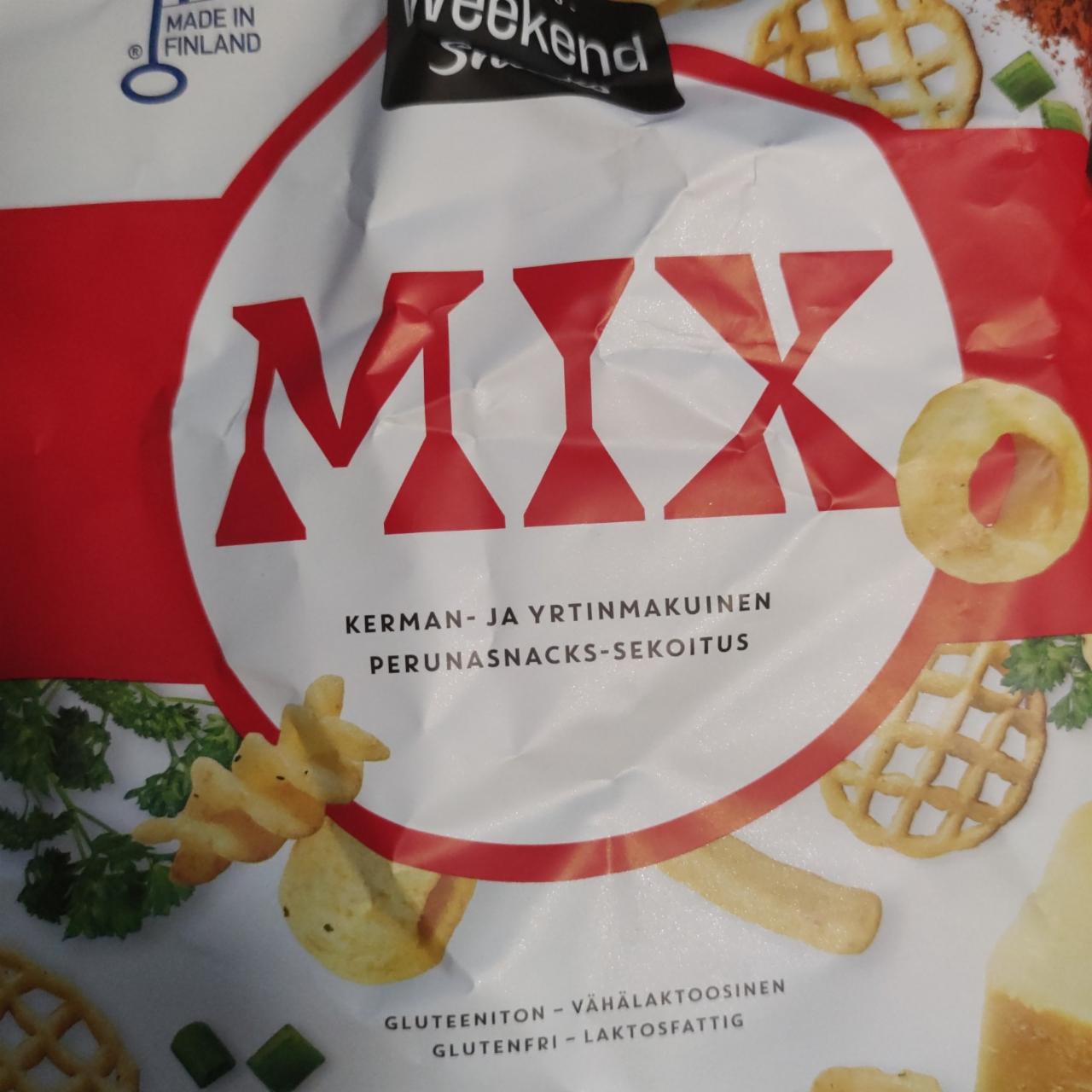 Zdjęcia - Mix ziemniaczanych przekąsek o smaku ziół i śmietany Weekend Snack