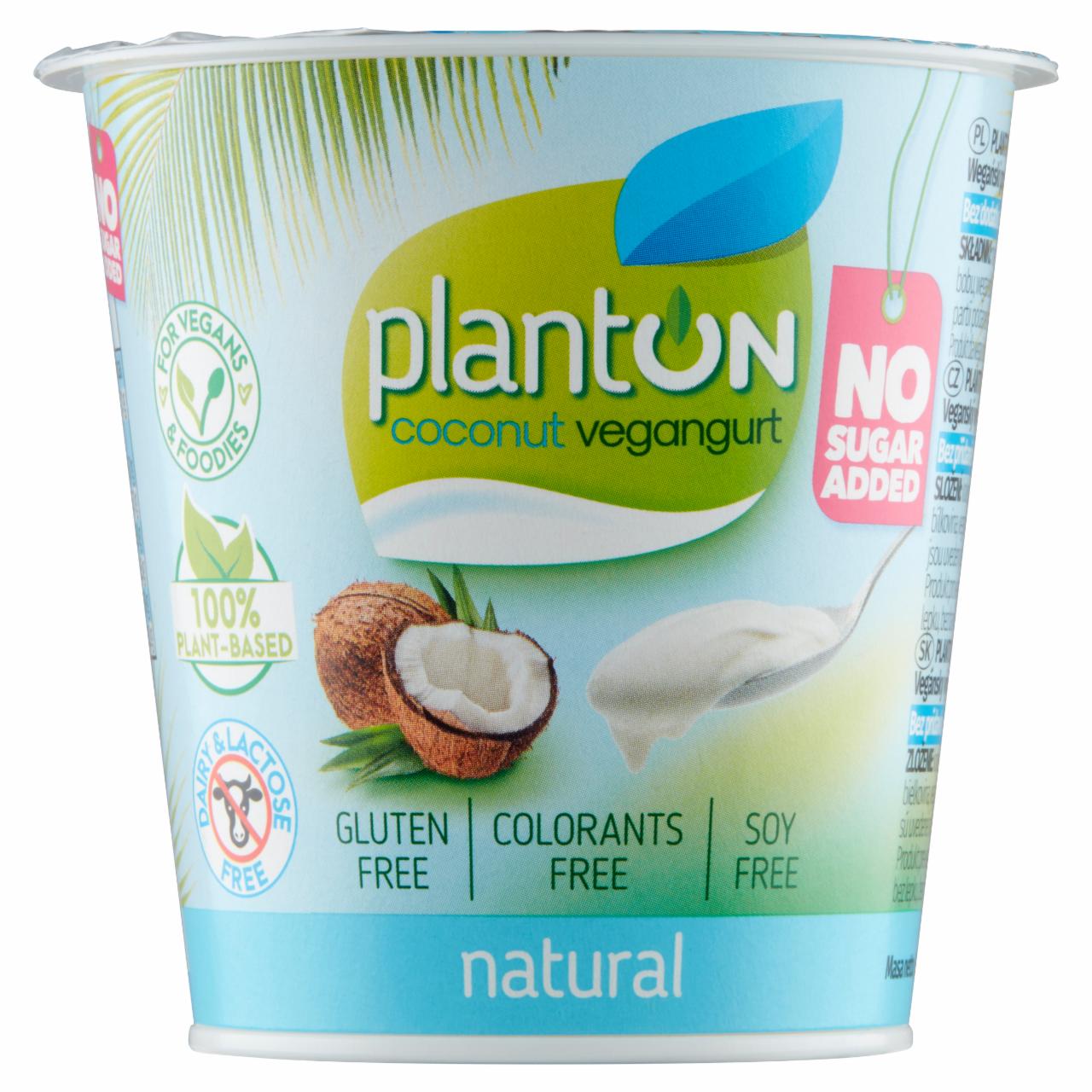 Zdjęcia - Planton Kokosowy vegangurt natural 160 g