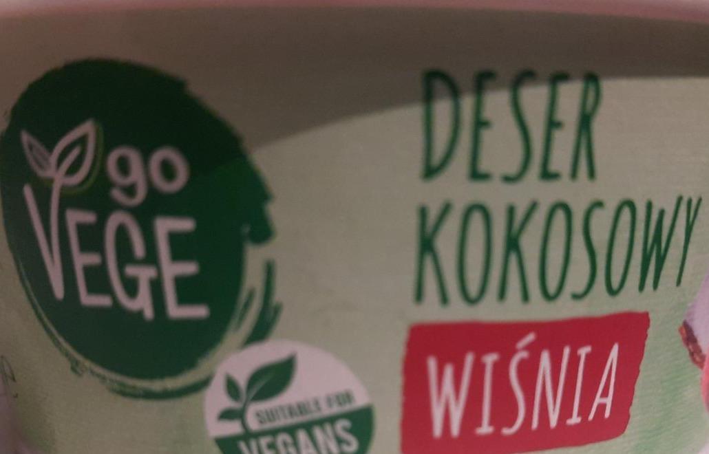 Zdjęcia - Deser kokosowo wiśniowy go vege