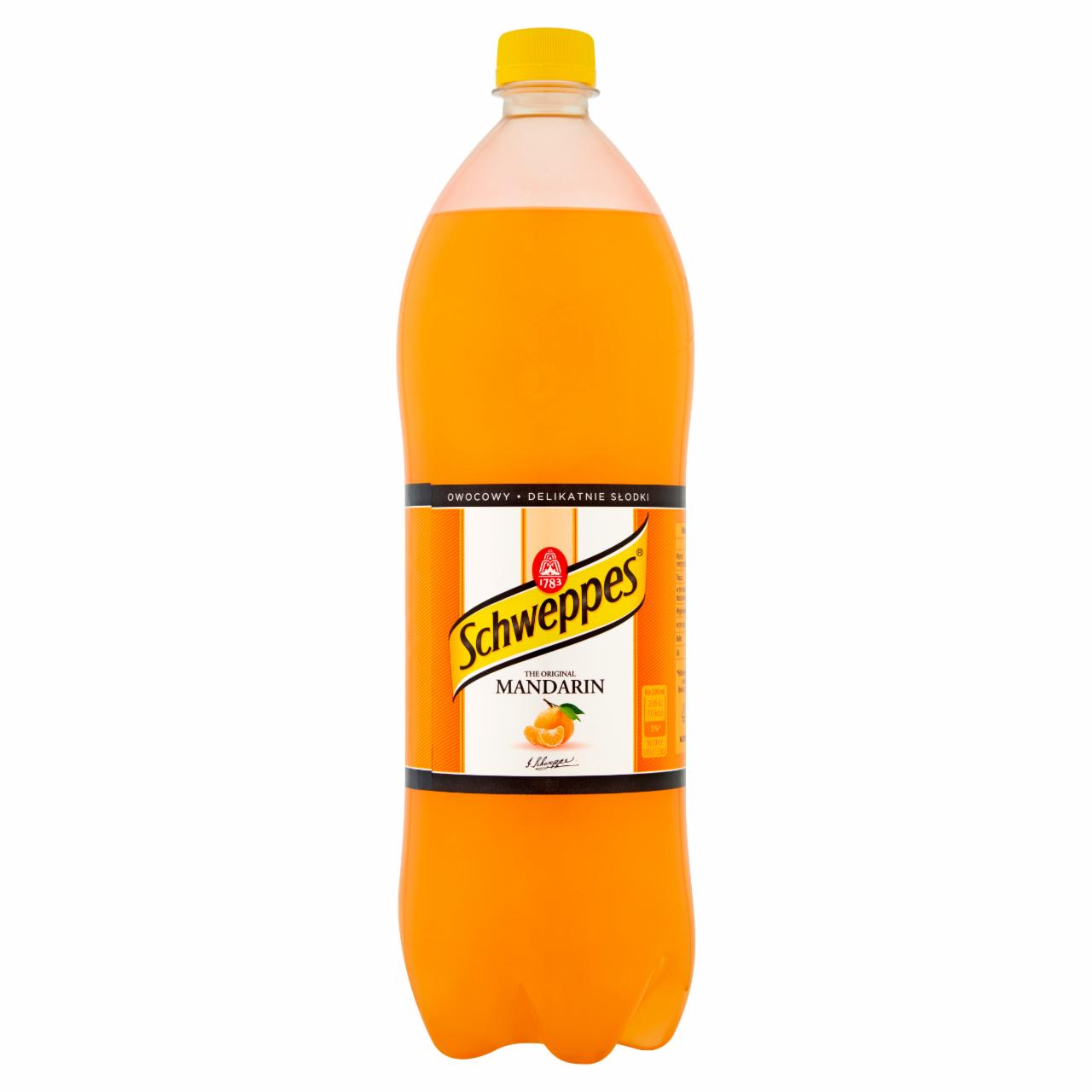 Zdjęcia - Schweppes Mandarin Napój gazowany 1,4 l