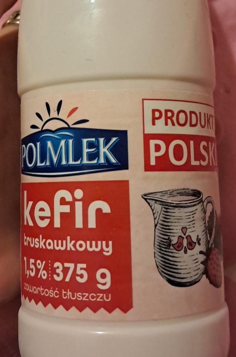 Zdjęcia - Kefir truskawkowy Polmlek