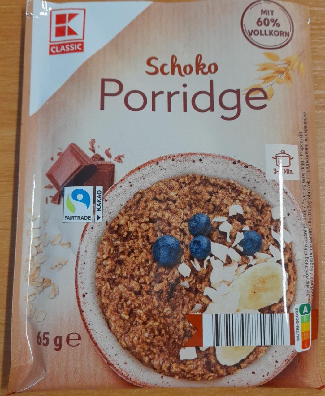 Zdjęcia - Schoko Porridge K-Classic
