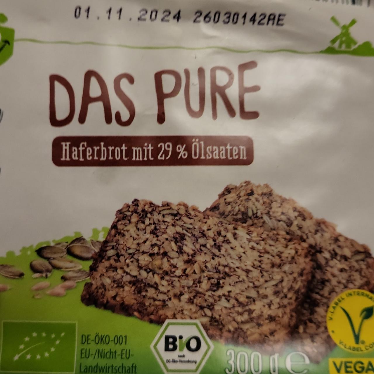 Zdjęcia - Das Pure Haferbrot mit 29% Ölsaaten GutBio