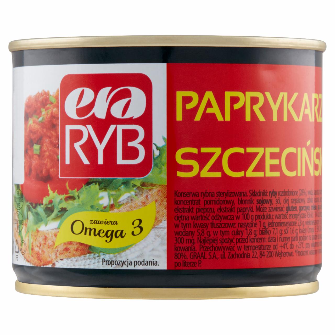 Zdjęcia - Era Ryb Paprykarz szczeciński 330 g