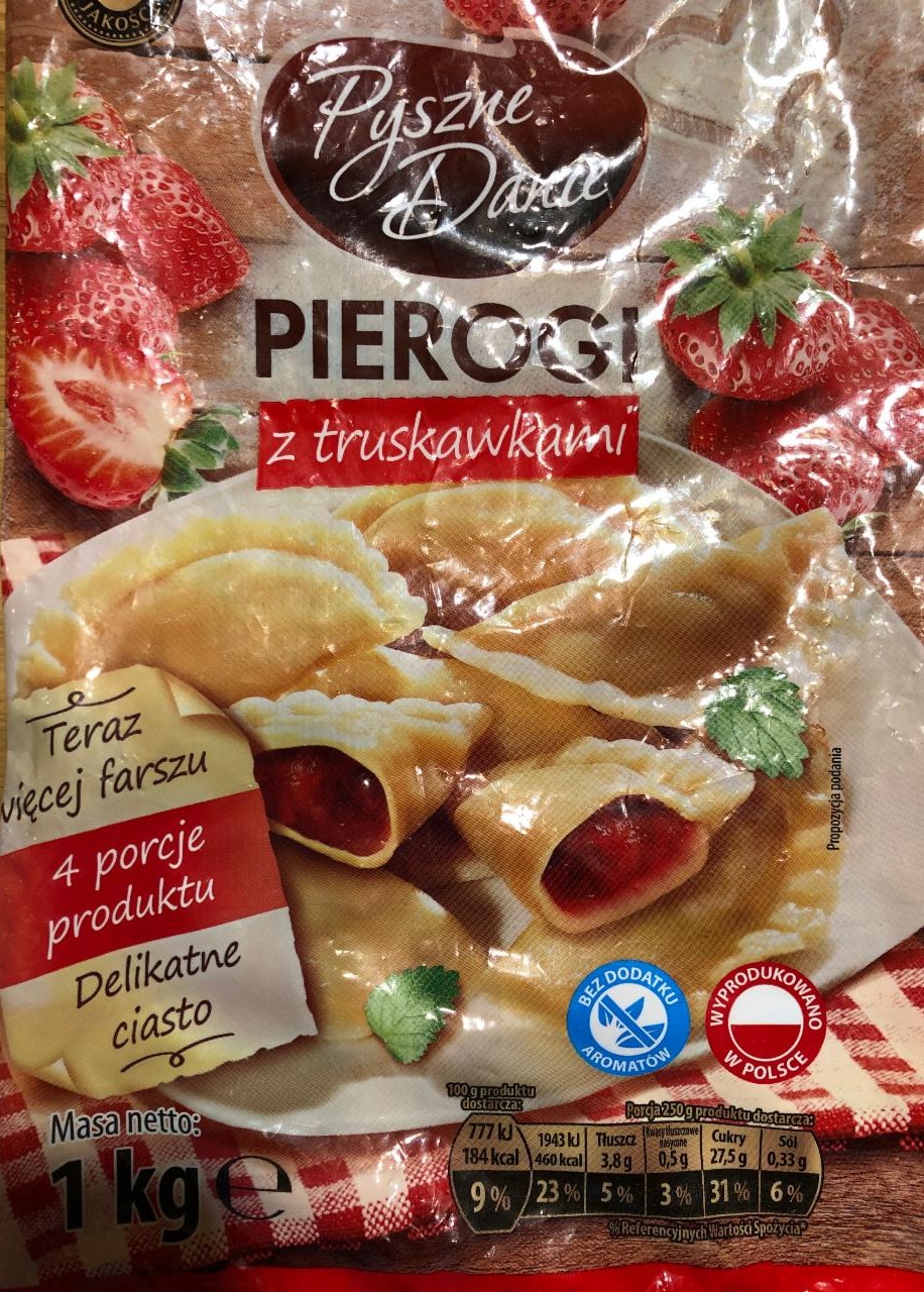 Zdjęcia - Pierogi z truskawkami Pyszne Danie