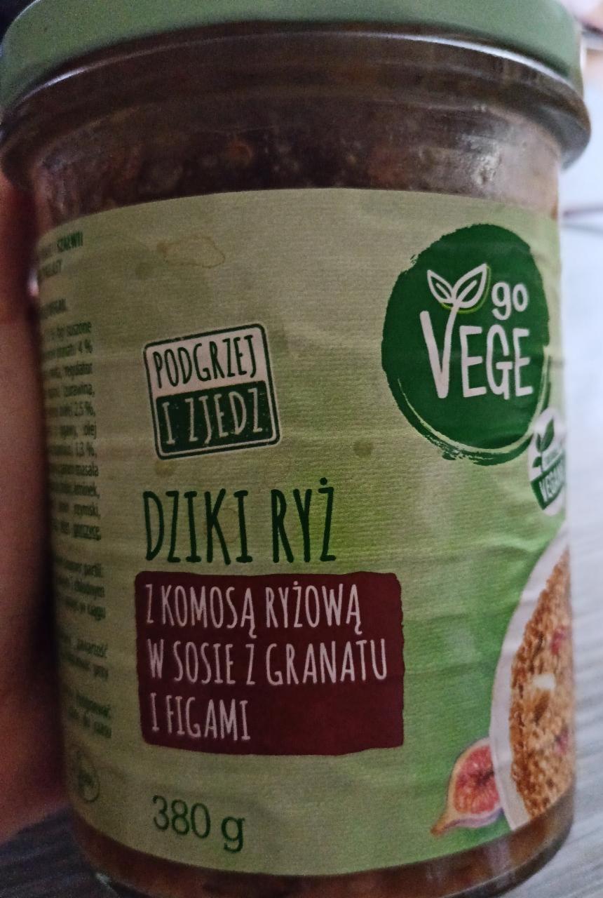 Zdjęcia - Dziki Ryż z Komosą Ryżową w Sosie z Granatu i Figami Go Vege