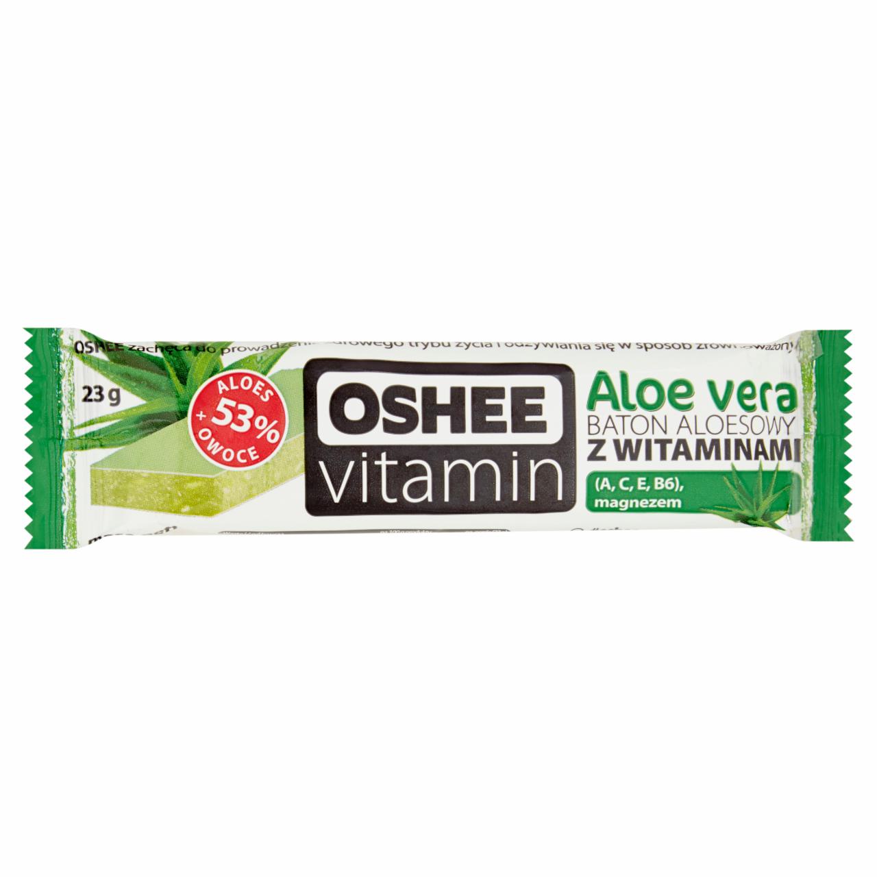 Zdjęcia - Oshee Vitamin Aloe vera Baton aloesowy z witaminami 23 g