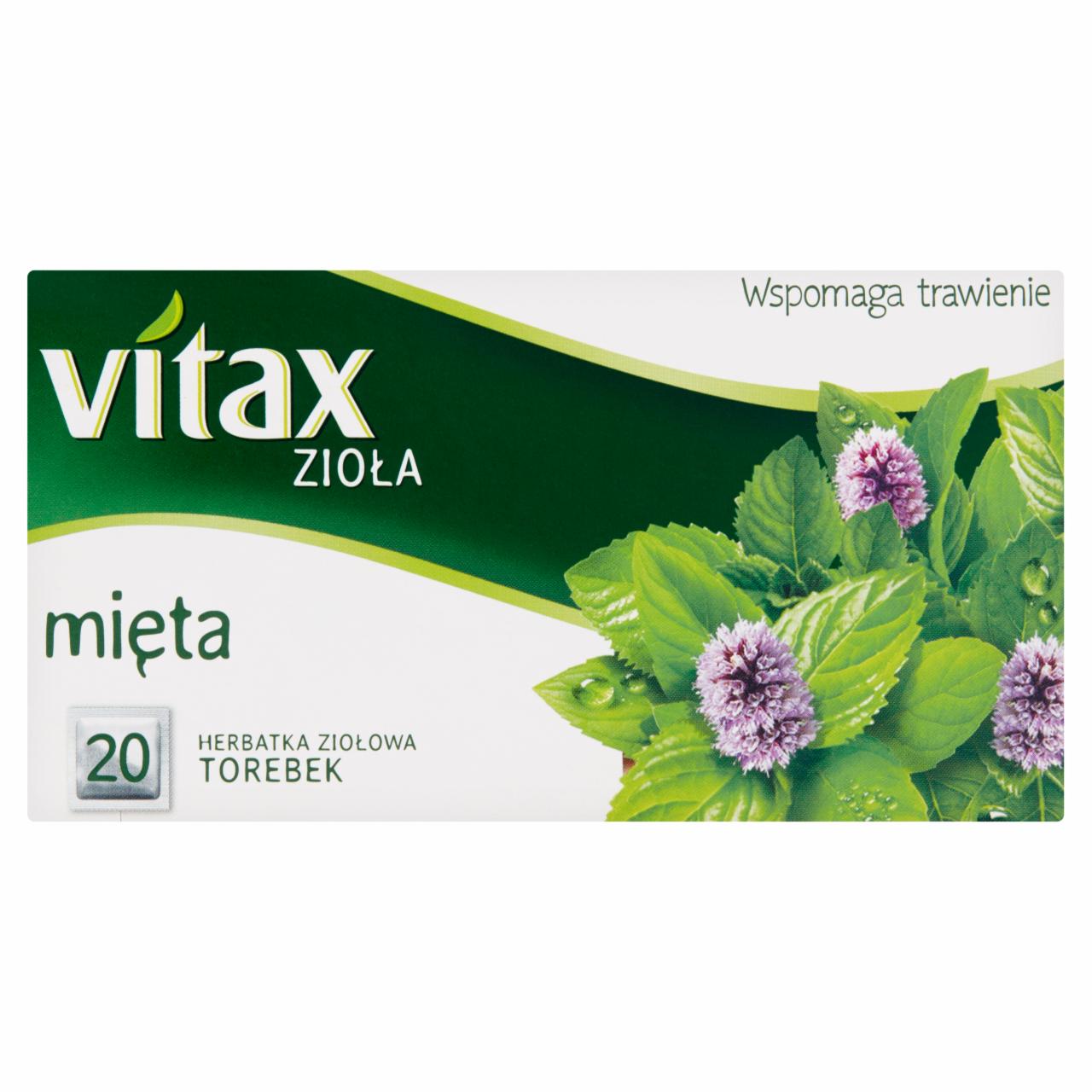 Zdjęcia - Vitax Zioła Herbatka ziołowa mięta 30 g (20 x 1,5 g)