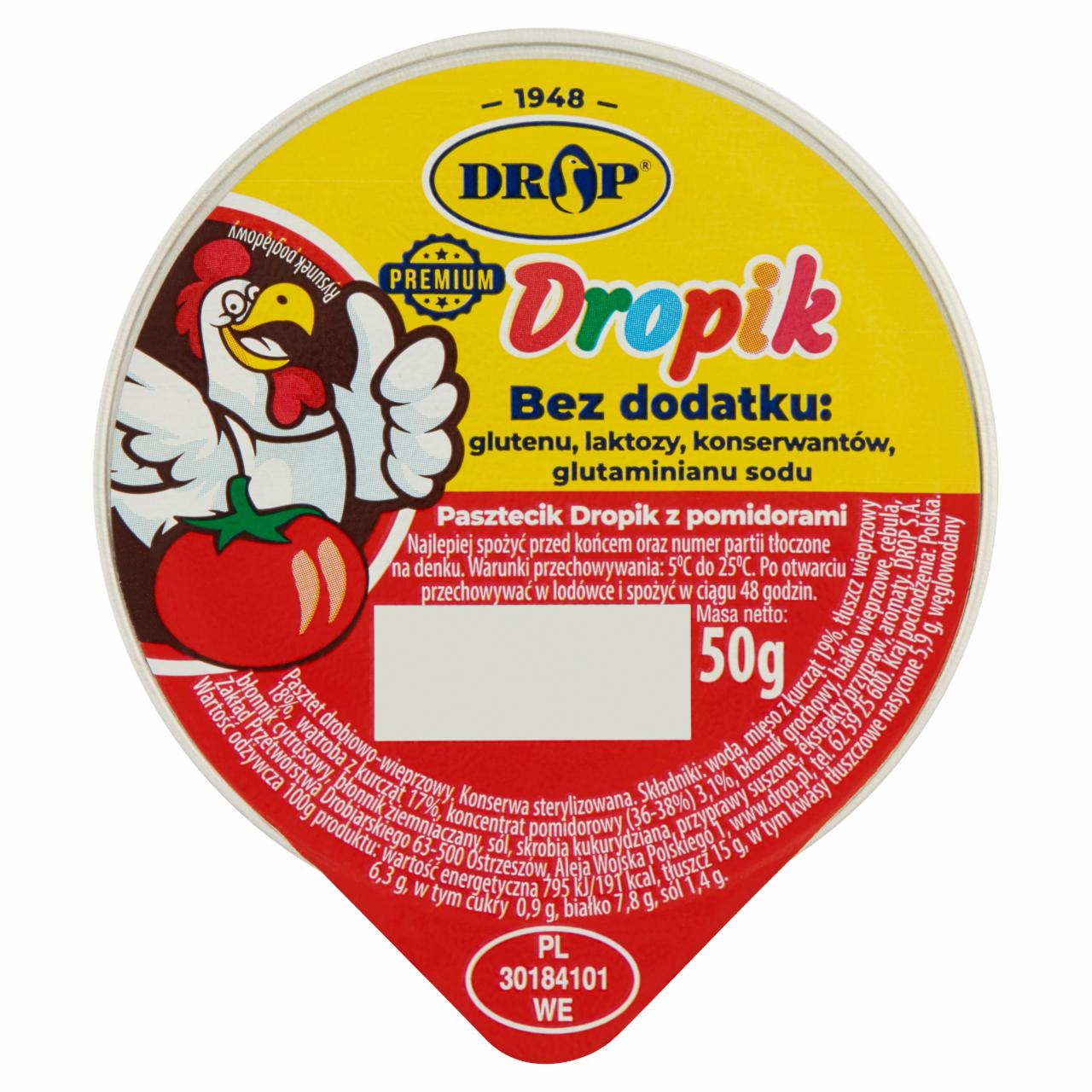 Zdjęcia - Drop Pasztecik Dropik z pomidorami 50 g