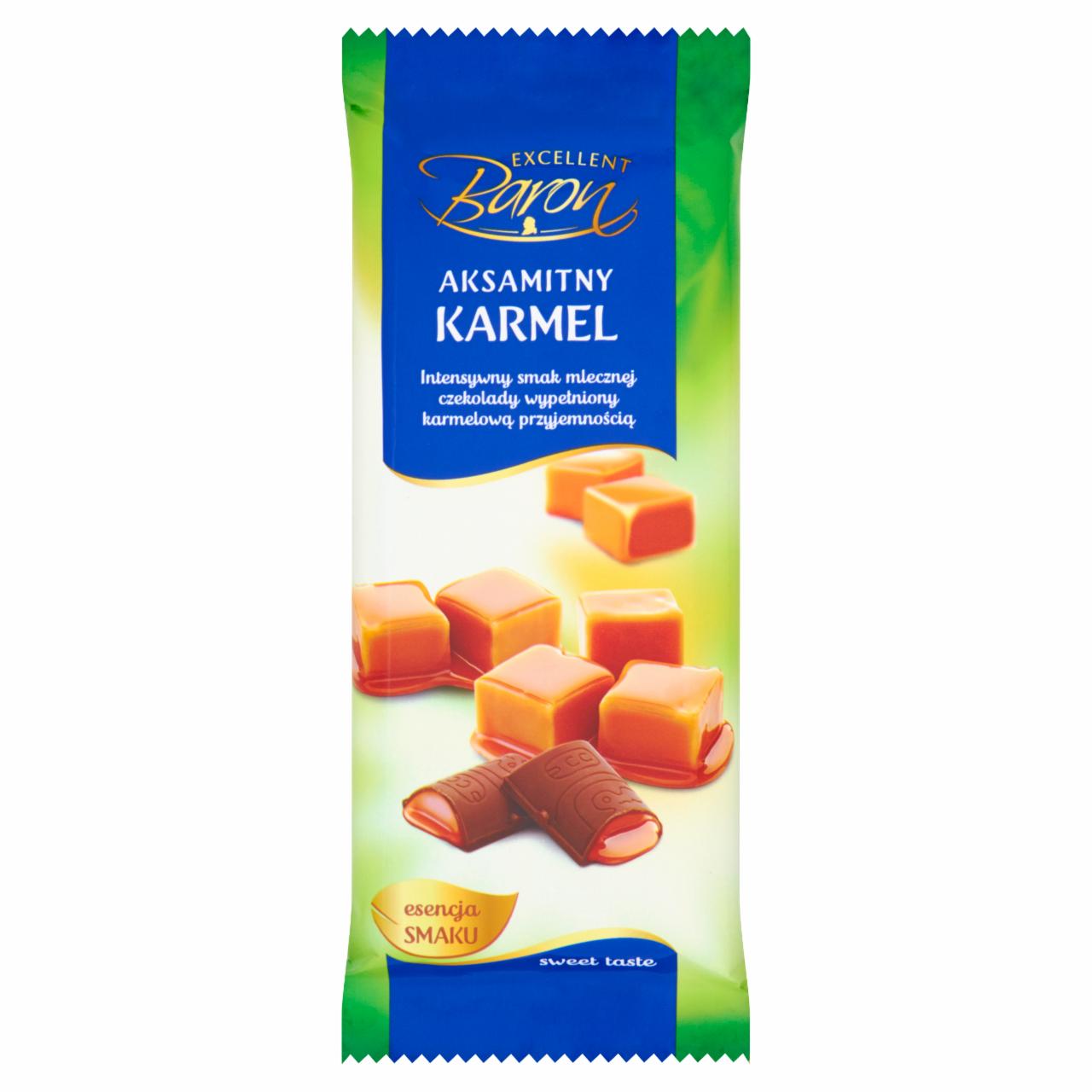 Zdjęcia - Excellent Baron Aksamitny karmel Czekolada mleczna z nadzieniem 100 g