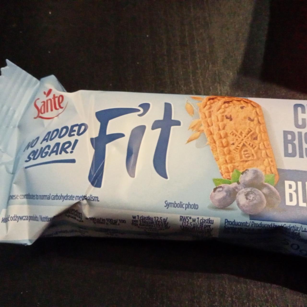 Zdjęcia - Fit Blueberry Cereal Biscuits Sante
