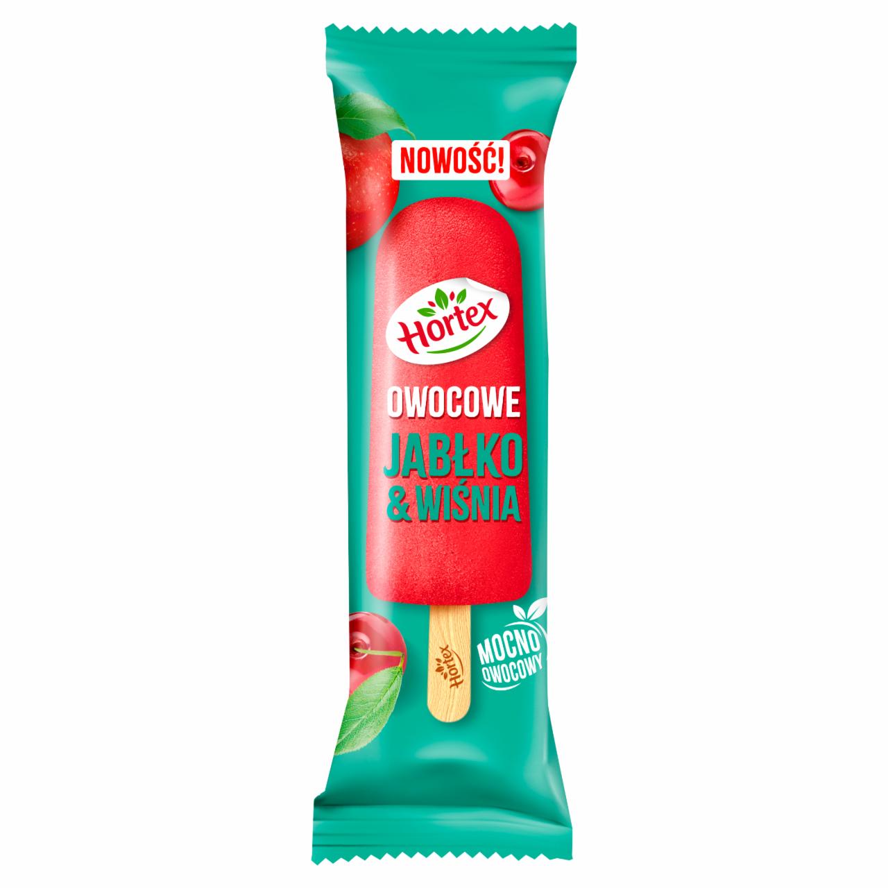 Zdjęcia - Hortex Lody owocowe jabłko & wiśnia 70 ml