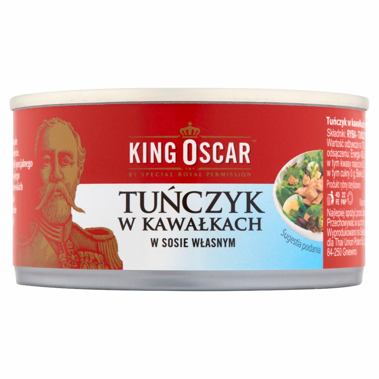 Zdjęcia - King Oscar Tuńczyk w kawałkach w sosie własnym 170 g