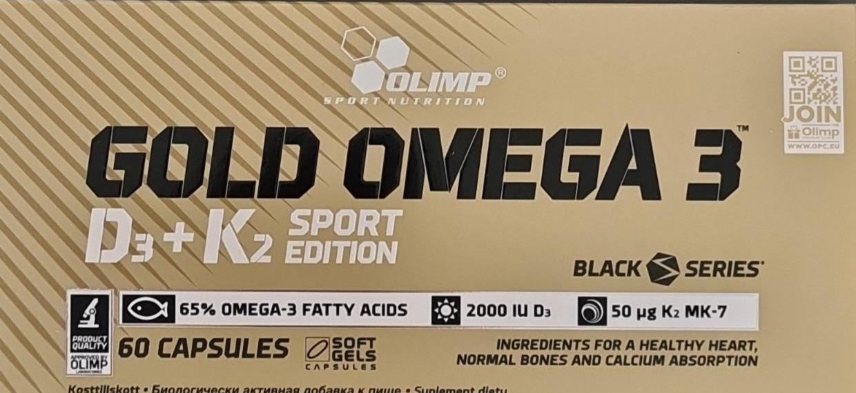 Zdjęcia - Gold Omega 3 D3+K2 Olimp sport nutrition