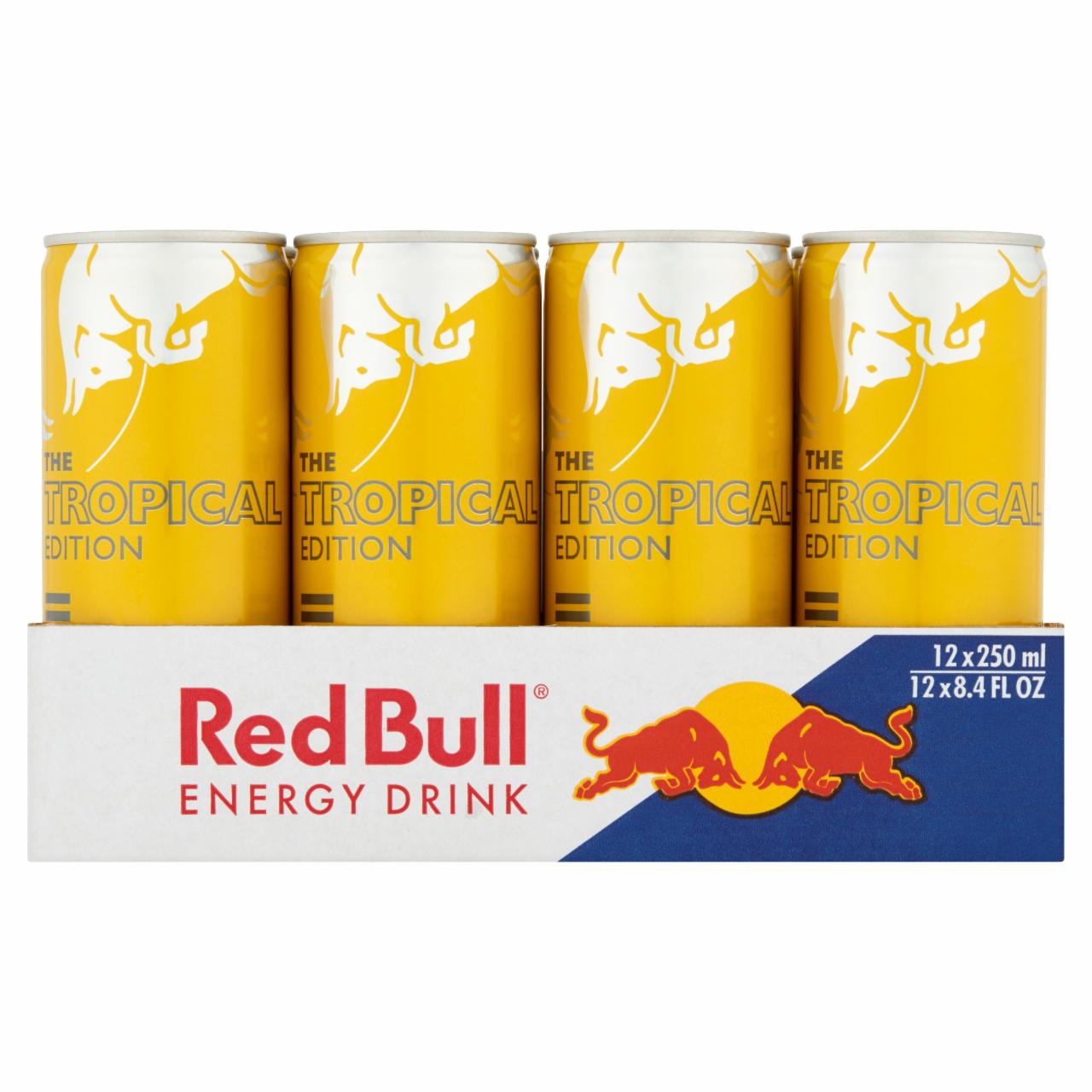 Zdjęcia - Red Bull Napój energetyczny owoce tropikalne 12 x 250 ml