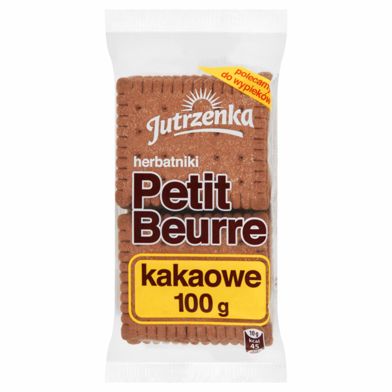 Zdjęcia - Jutrzenka Petit Beurre Herbatniki kakaowe 100 g