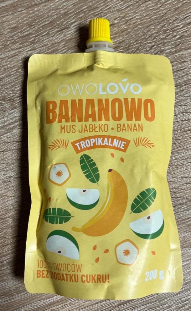 Zdjęcia - Bananowo Mus jabłko-banan Owolovo