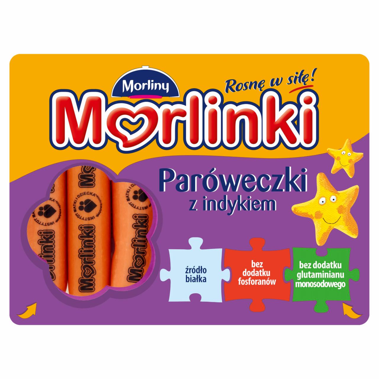 Zdjęcia - Morliny Morlinki Paróweczki z indykiem 175 g