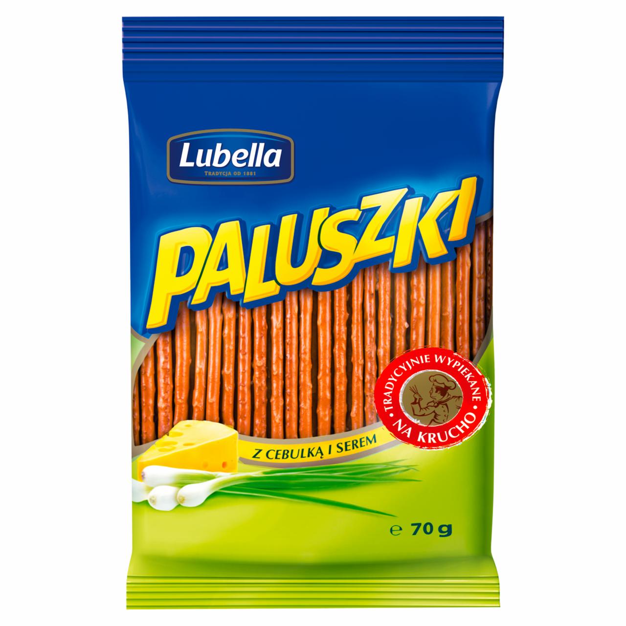 Zdjęcia - Lubella Paluszki z cebulką i serem 70 g