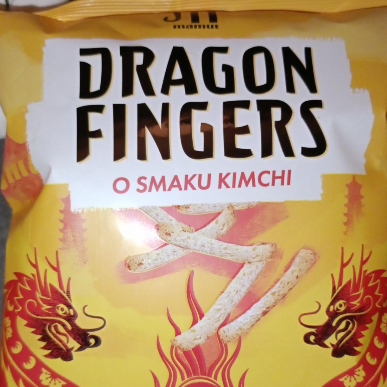 Zdjęcia - Mamut Dragon Fingers Paluszki pszenne o smaku kimchi 60 g