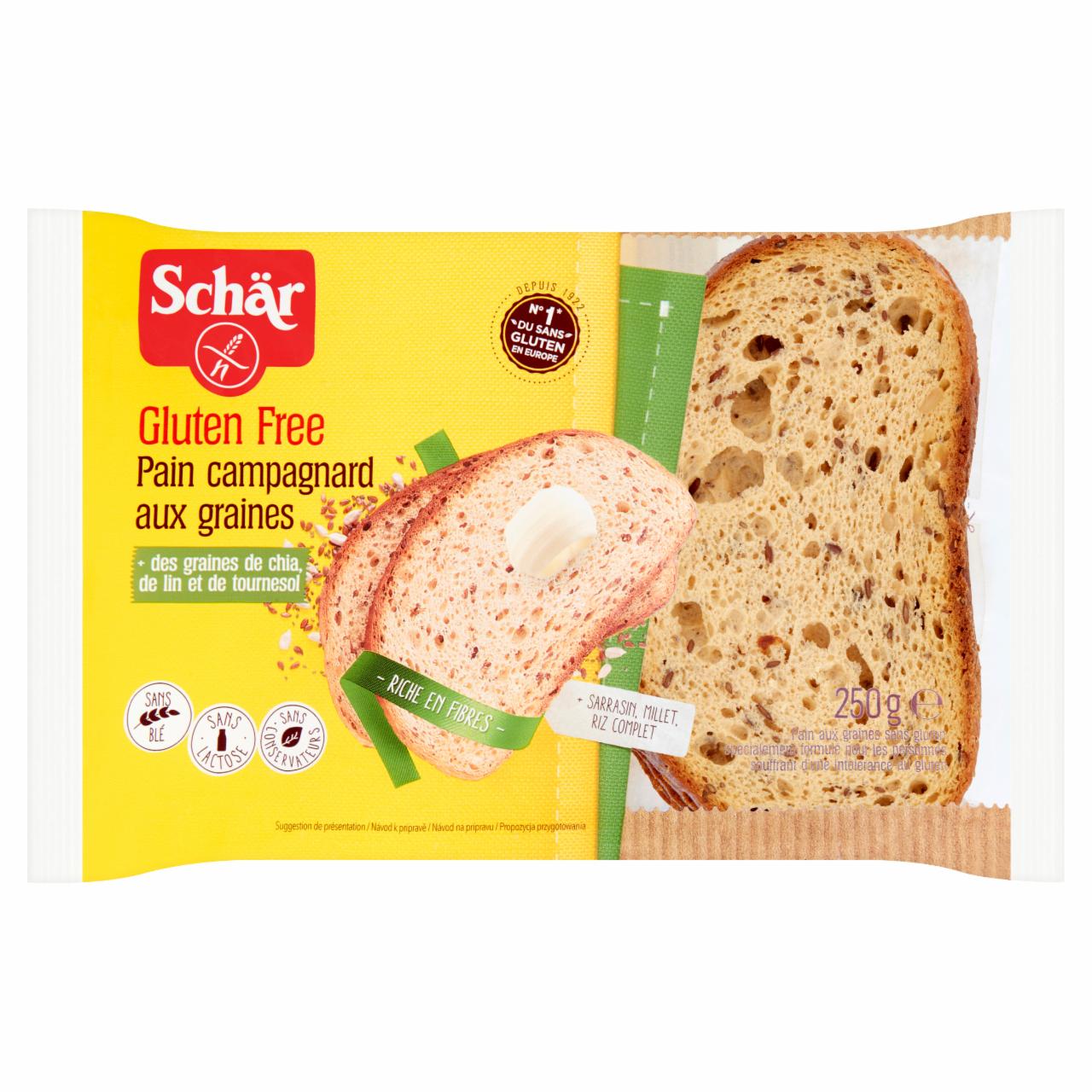 Zdjęcia - Schär Wieloziarnisty chleb bezglutenowy 250 g