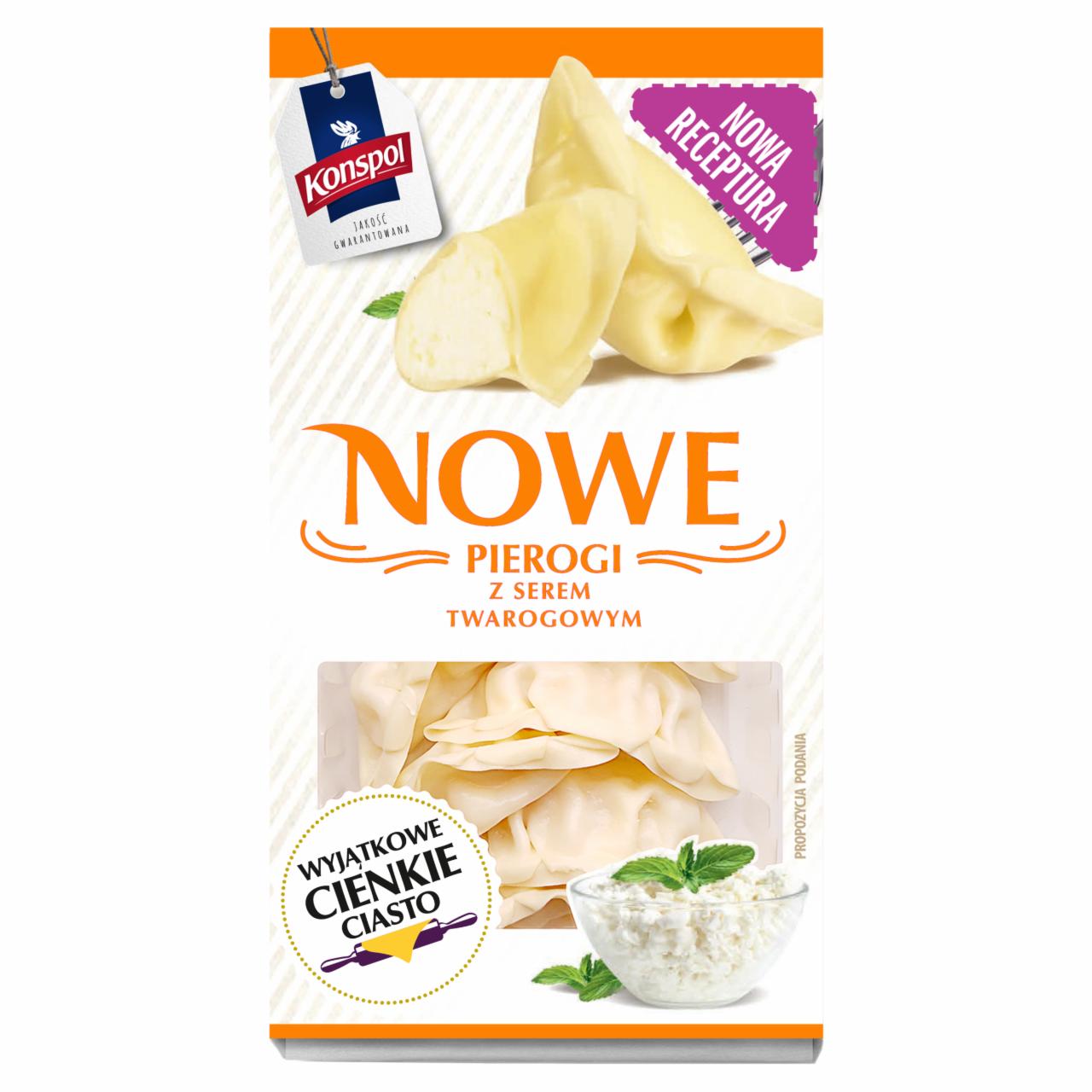 Zdjęcia - Konspol Nowe Pierogi z serem twarogowym 230 g