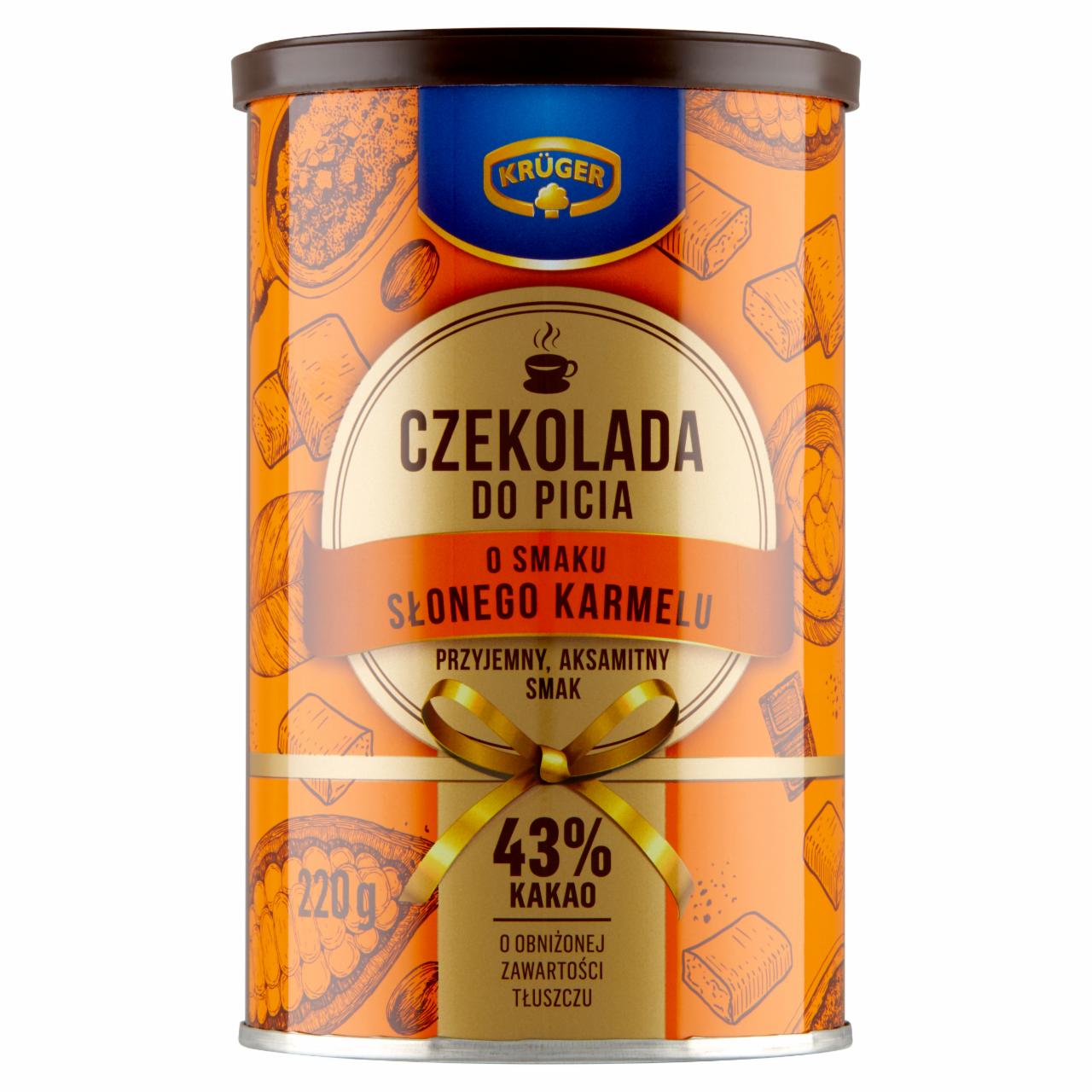 Zdjęcia - Krüger Czekolada do picia o smaku słonego karmelu 220 g