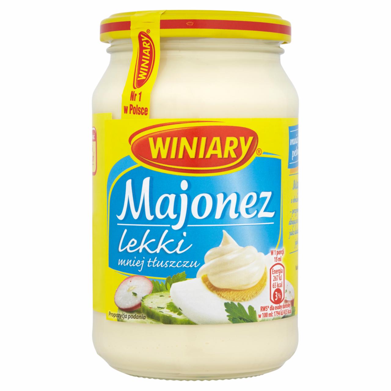 Zdjęcia - Winiary Majonez lekki 400 ml