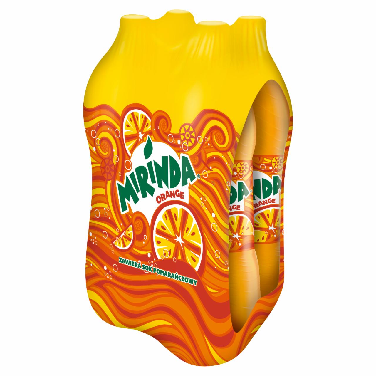 Zdjęcia - Mirinda Orange Napój gazowany 4 x 2 l