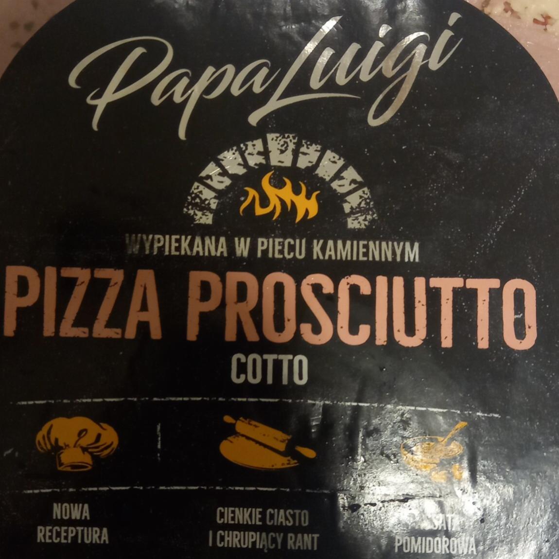 Zdjęcia - Pizza prosciutto PapaLuigi