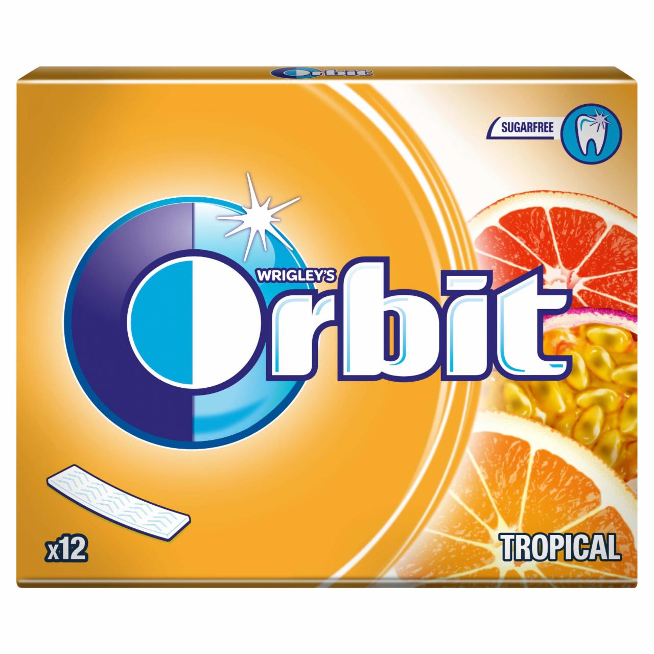 Zdjęcia - Orbit Tropical Guma do żucia bez cukru 31 g (12 listków)