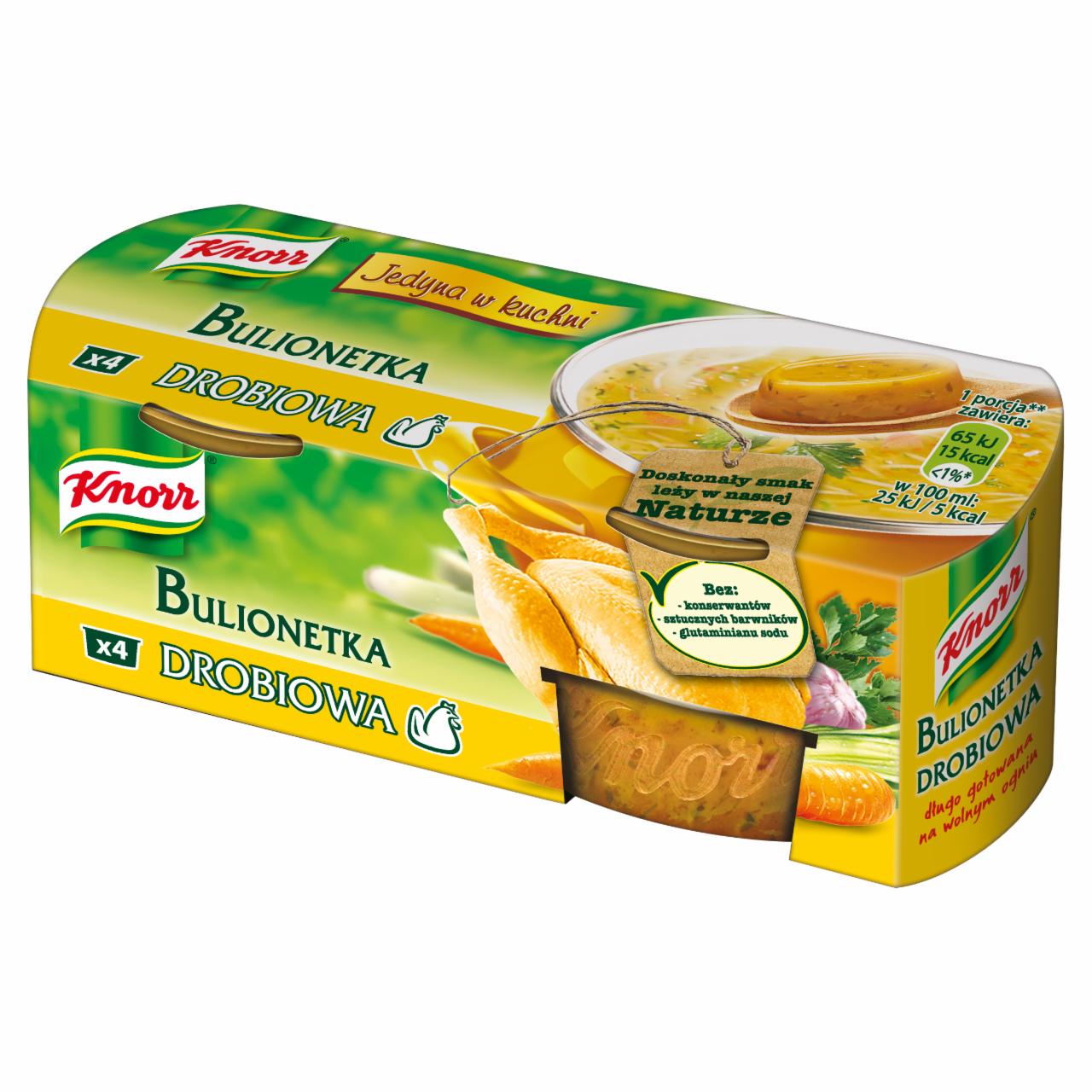 Zdjęcia - Knorr Bulionetka drobiowa 112 g (4 sztuki)