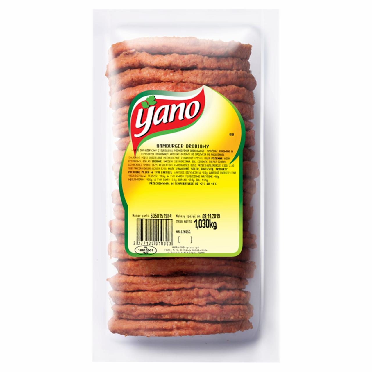 Zdjęcia - Yano Hamburger drobiowy 1000 g