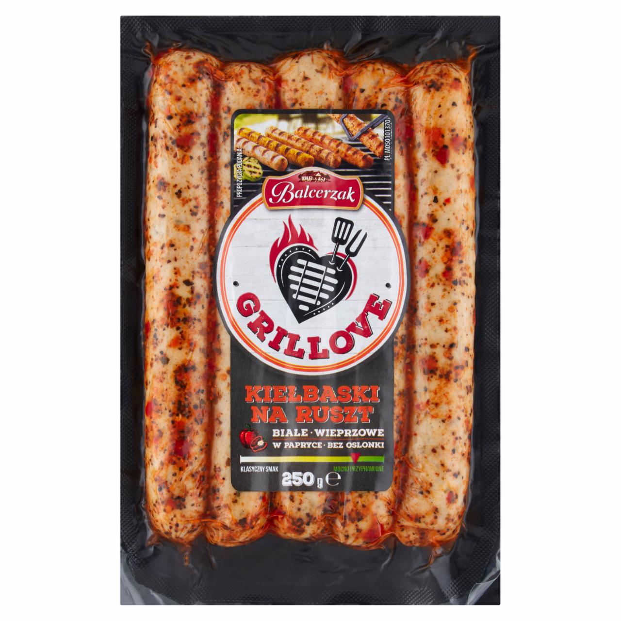 Zdjęcia - Balcerzak Grillove Kiełbaski na ruszt białe wieprzowe w papryce 250 g