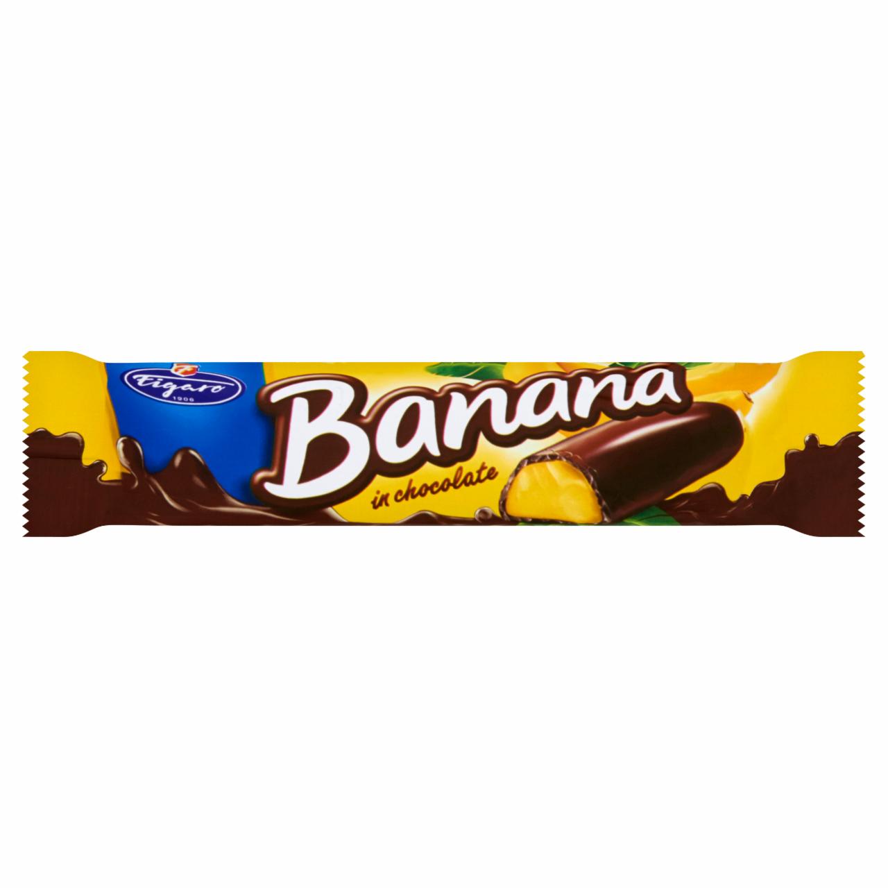 Zdjęcia - Figaro Pianka o smaku bananowym w czekoladzie 25 g