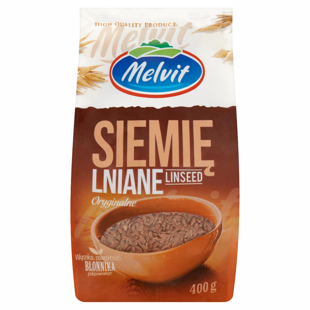 Zdjęcia - Melvit Siemię lniane 400 g