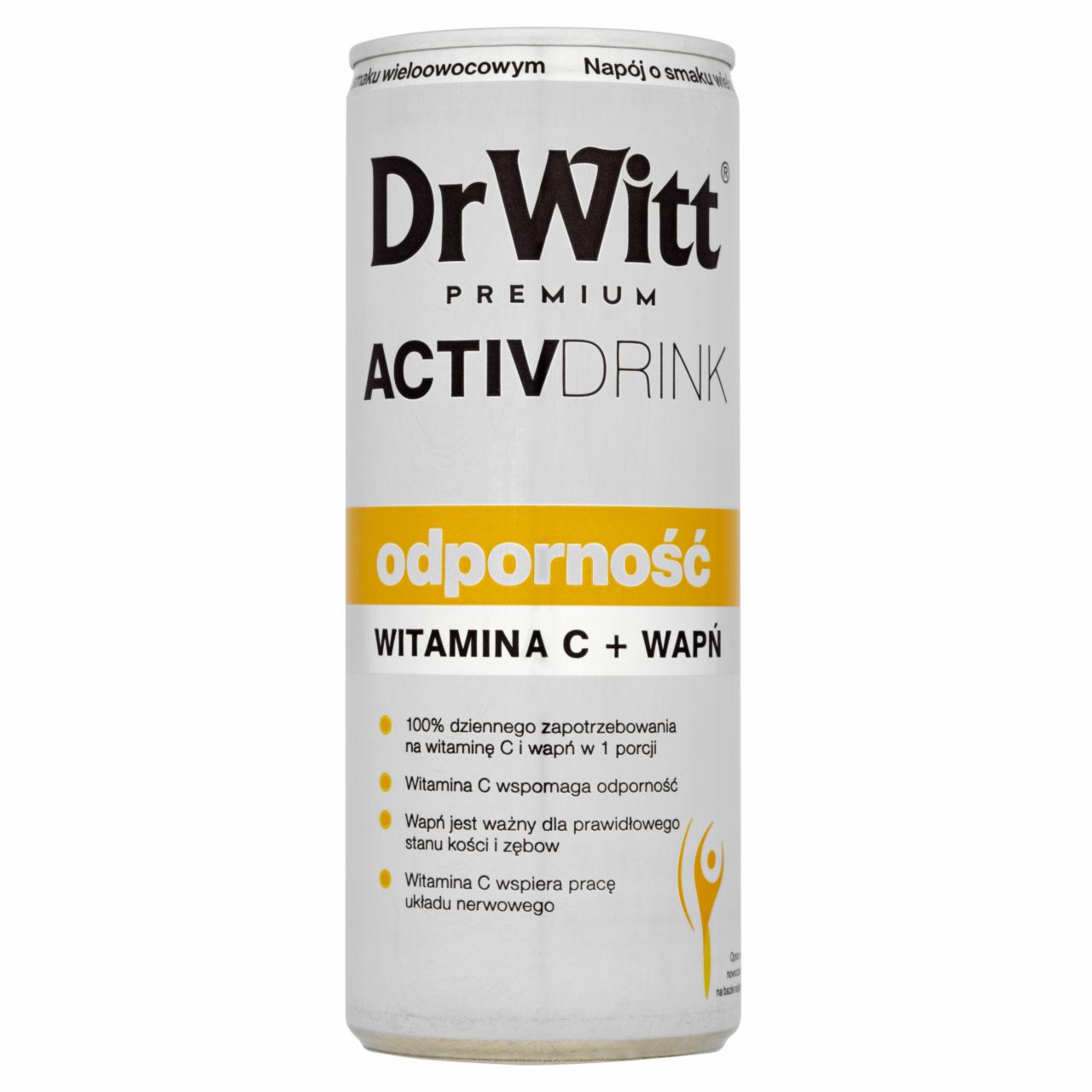 Zdjęcia - Dr Witt Premium Activdrink Odporność Napój o smaku wieloowocowym 250 ml