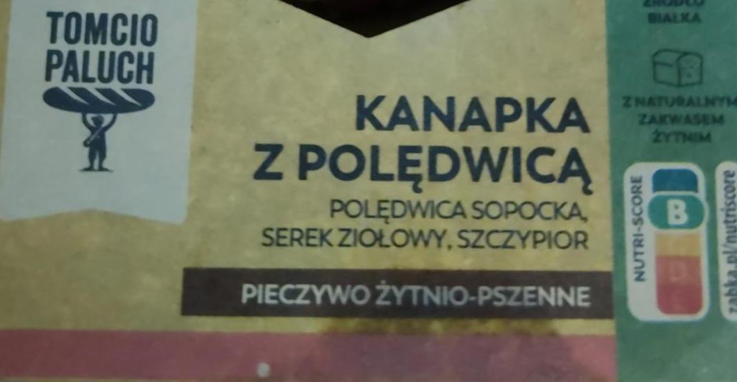 Zdjęcia - kanapka z polędwicą serek ziołowy szczypior Tomcio Paluch