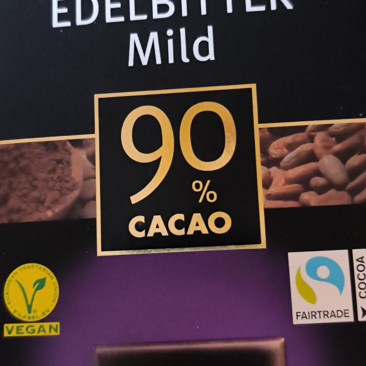 Zdjęcia - Edelbitter Mild 90% cacao J.D.Gross