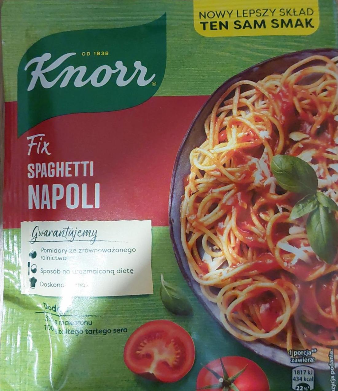 Zdjęcia - Fix spaghetti napoli Knorr