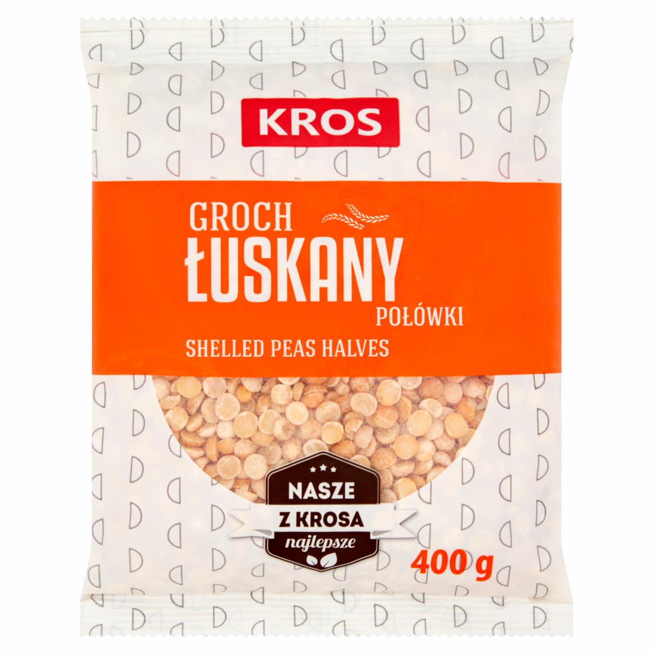 Zdjęcia - KROS Groch łuskany połówki 400 g