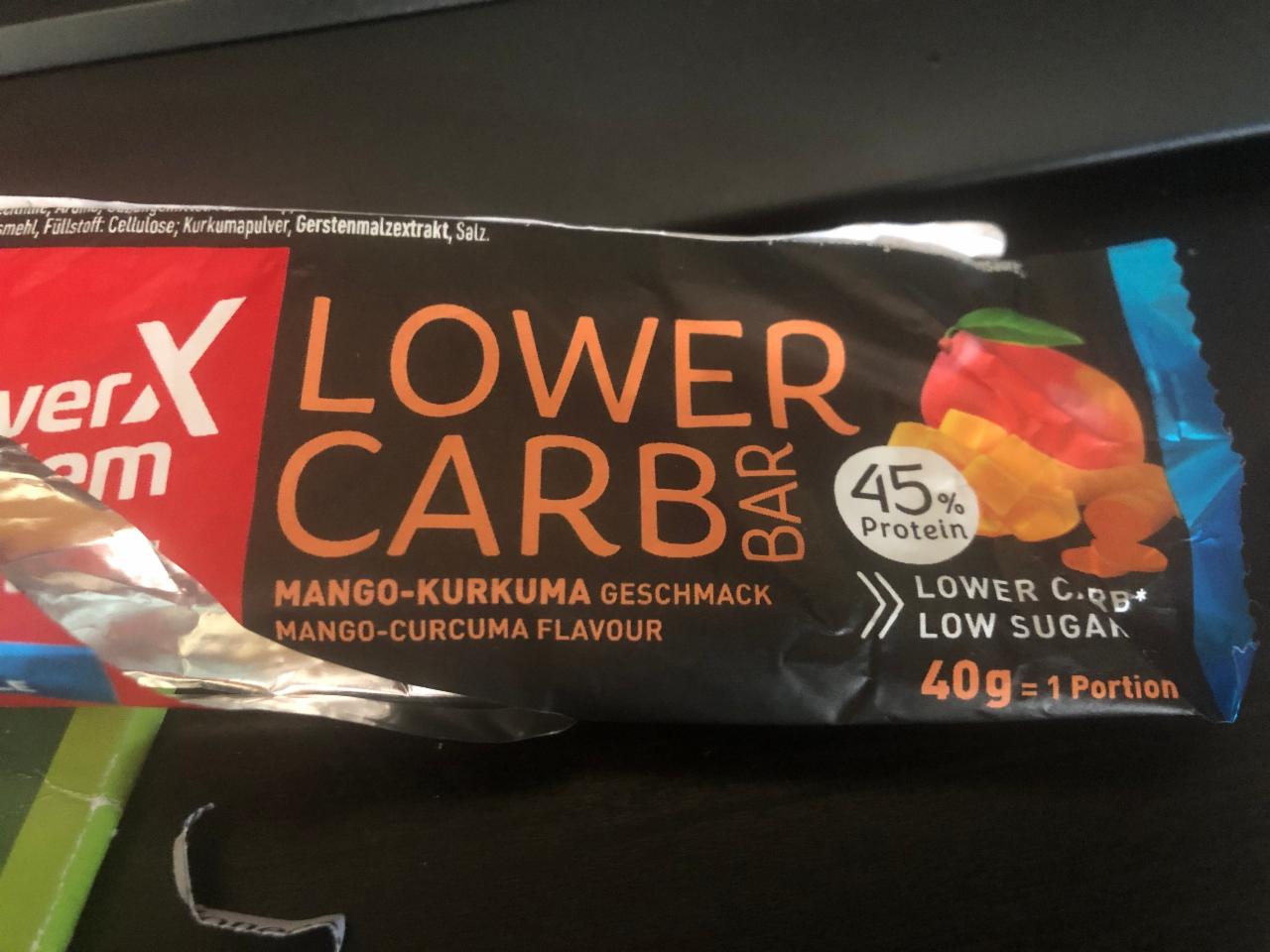 Zdjęcia - Baton Lower Carb Bar Mango-Kurkuma 40 g