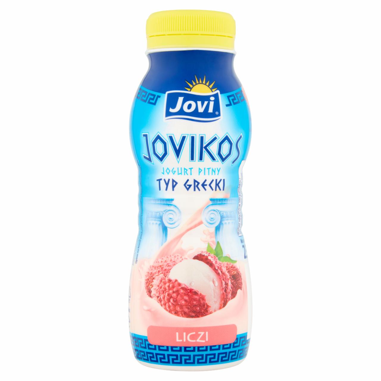 Zdjęcia - Jovi Jovikos Jogurt pitny typ grecki liczi 230 g
