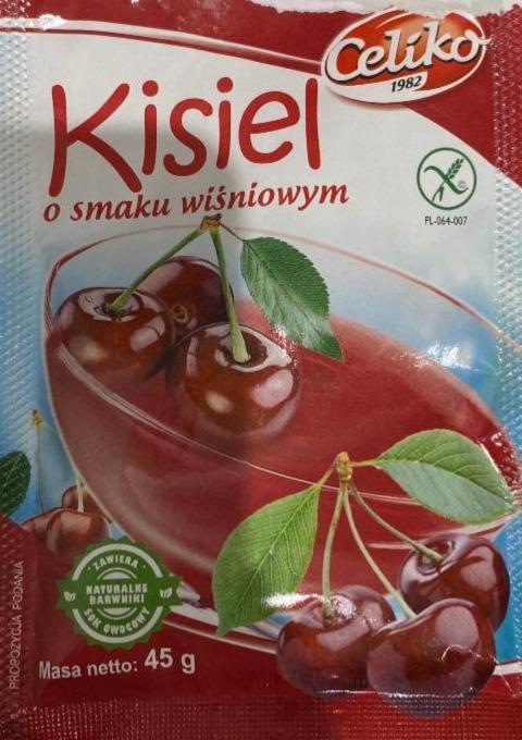 Zdjęcia - Celiko Kisiel o smaku wiśniowym 45 g