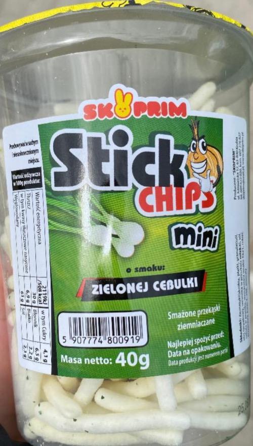 Zdjęcia - Stick chips mini o smaku zielonej cebulki Skoprim