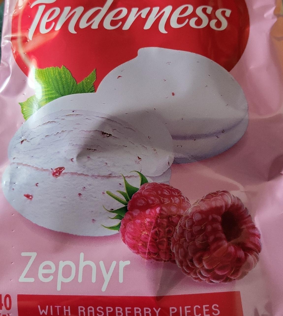 Zdjęcia - Zephyr with raspberry pieces Tenderness