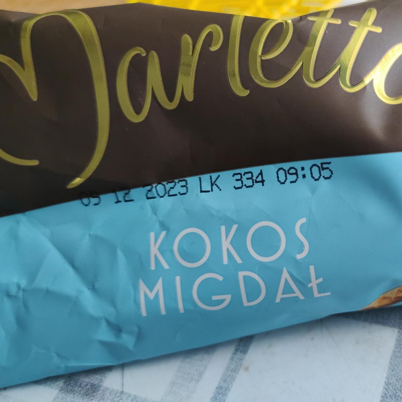 Zdjęcia - Lody kokos migdał marletto